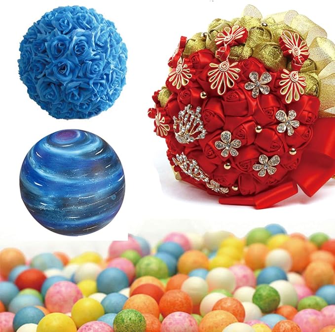 DIYASY 100 Pcs Mini Craft Foam Balls, 1Inch Mini Foam Balls
