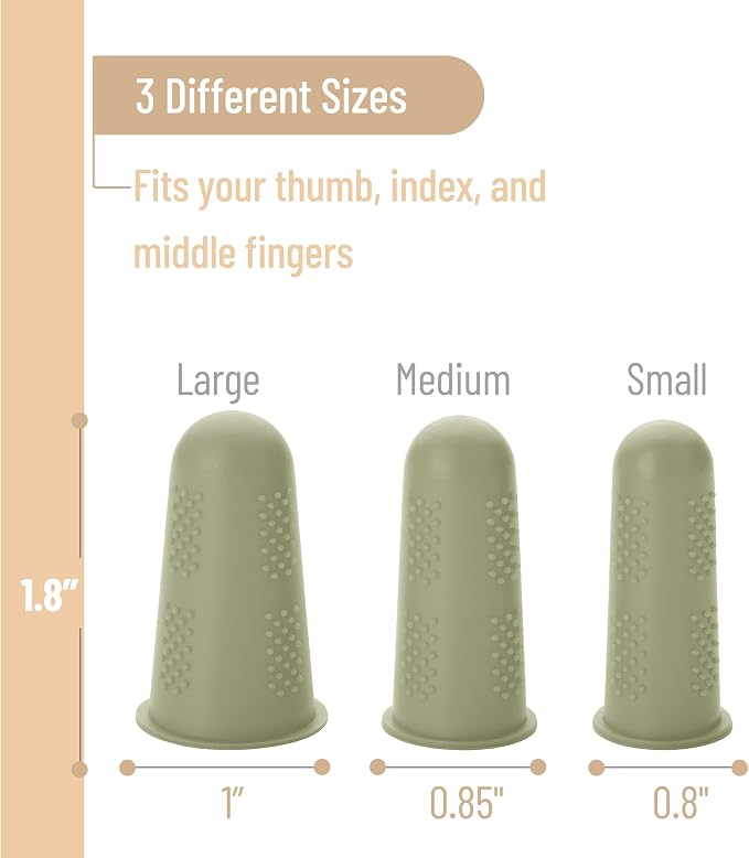 Mr. Pen- Hot Glue Gun Finger Protectors, Rubber Fingers Tips, Rubber Finger