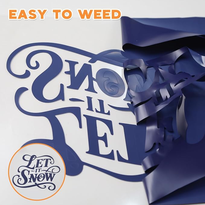 HTVVETUR Iron on Vinyl 12Inch by 60ft Heat Transfer Vinyl