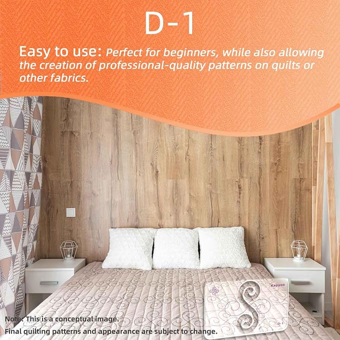 3Pcs Free Motion Quilting Templates