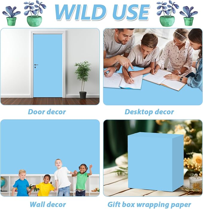 Sky Blue Bulletin Board Paper Roll Light Blue Bulletin Board Background Paper