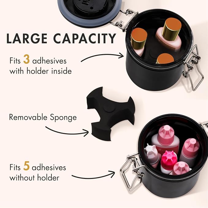 False Lash Glue Storage Tank
