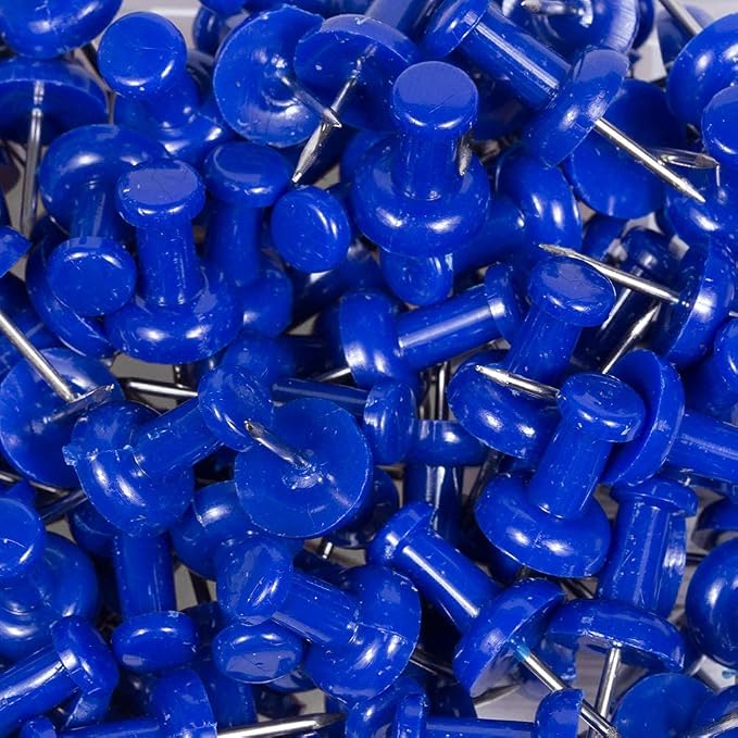 JAM PAPER Colorful Push Pins