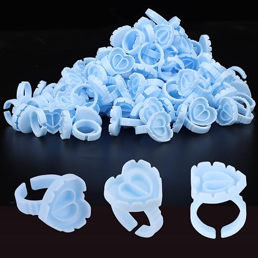Pretty memory 150 Pcs Glue Rings