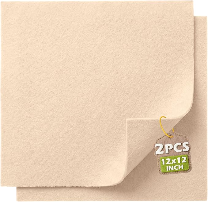 Nude Tones Soft Felt Sheets for Crafts, 1.6mm Thick, Handmade Crafts, DIY