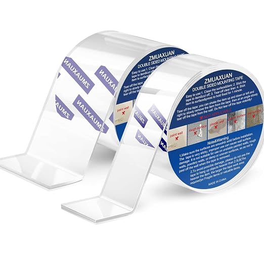 Double Sided Tape Heavy Duty, Picture Hanging Adhesive Strips Removable