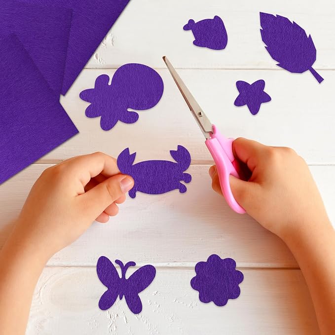 NACHLYNN 20Pcs Self Adhesive Felt Fabric Sheets 7"x11.5" /18x29cm Sticky Back