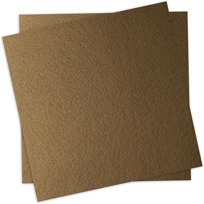 12" x 12" Felt Fabric Sheets for Crafts, 1mm Thick, Squares Felt Paper for