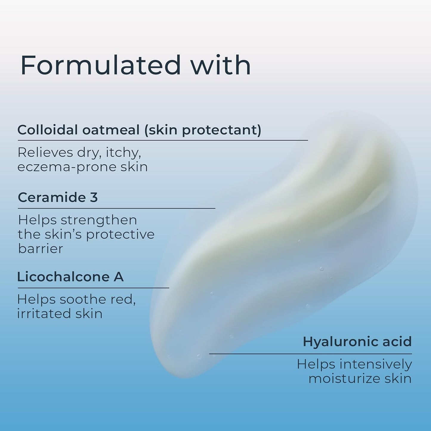 Eucerin Baby Eczema Relief Hydrogel for Dry, Itchy, Eczema-Prone Skin with Colloidal Oatmeal, Hypoallergenic, Fragrance Free and Steroid Free Body Moisturizer for Babies, 5 Fl Oz Tube