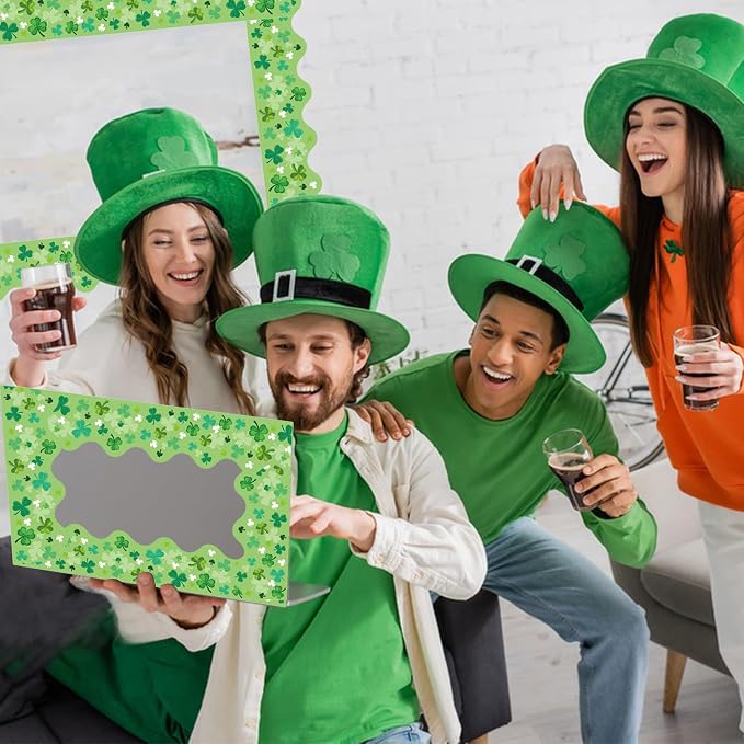 69 Feet St Patricks Day Bulletin Board Decorations Lucky Green Shamrock Clover
