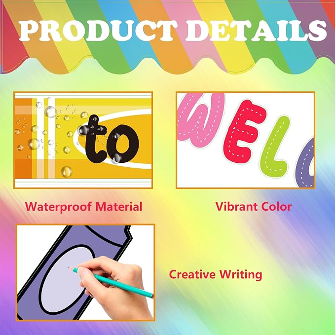 79 Pcs Welcome Back to School Bulletin Board Decorations | Welcome to Our Pack