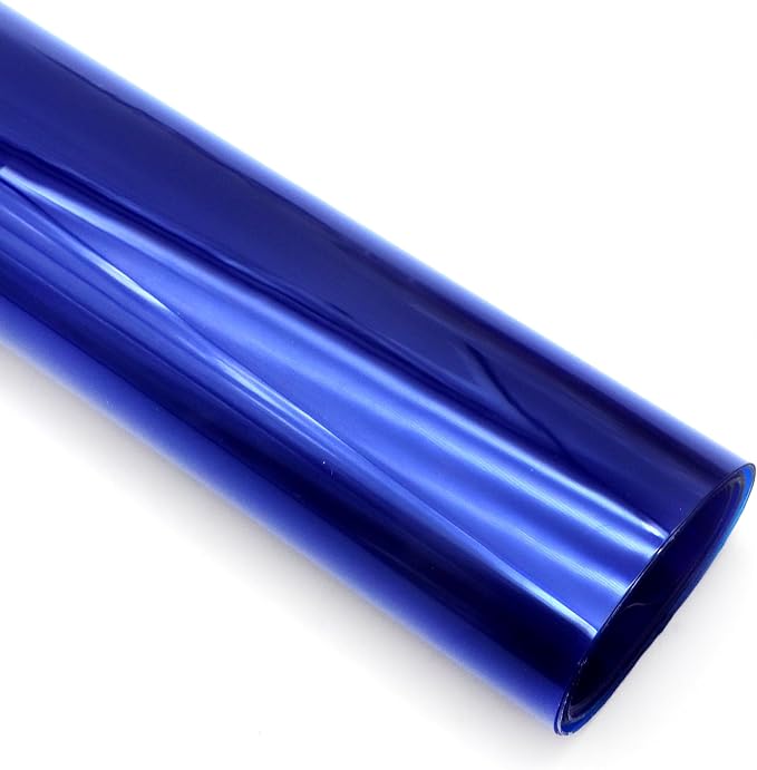 David accessories Transparent PVC Holographic Vinyl Sheets 1 Roll 11.8''x47''