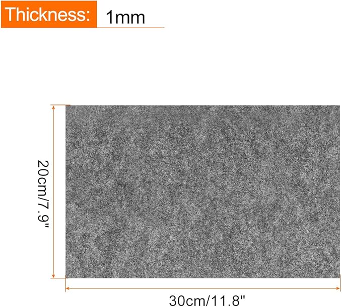 MECCANIXITY Adhesive Felt Sheets, Felt Fabric Crafts Back Adhesive Felt Sheets