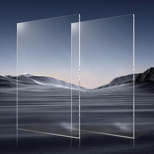 VEVOR Plexiglass Acrylic Sheets, 24 x 48 Inch 1/8 Inch Thick Clear Plastic Cast