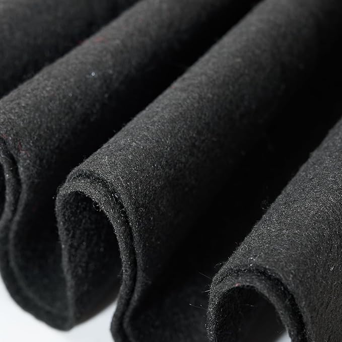 Soft Black Felt Fabric 36"X 36"/ 1.6mm Thick Sewing Patwork Material Large