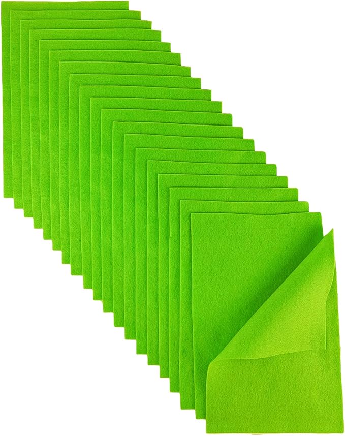 Jtnohx Color Felt, Soft Felt Sheets, 1.4mm Thick 8"x12" Handicraft Felt Fabrics