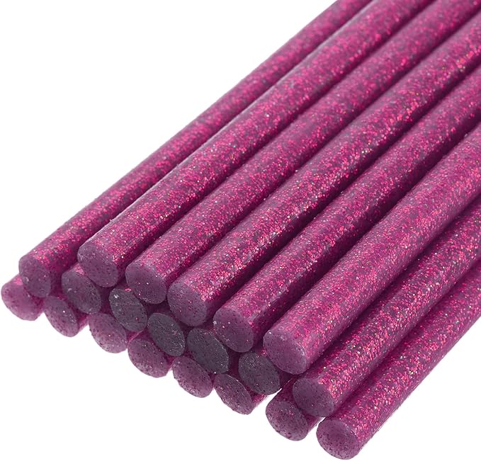 uxcell 20pcs Hot Glue Sticks for Glue Gun 7mm/0.27-inch x 8-inch Mini Hot Melt