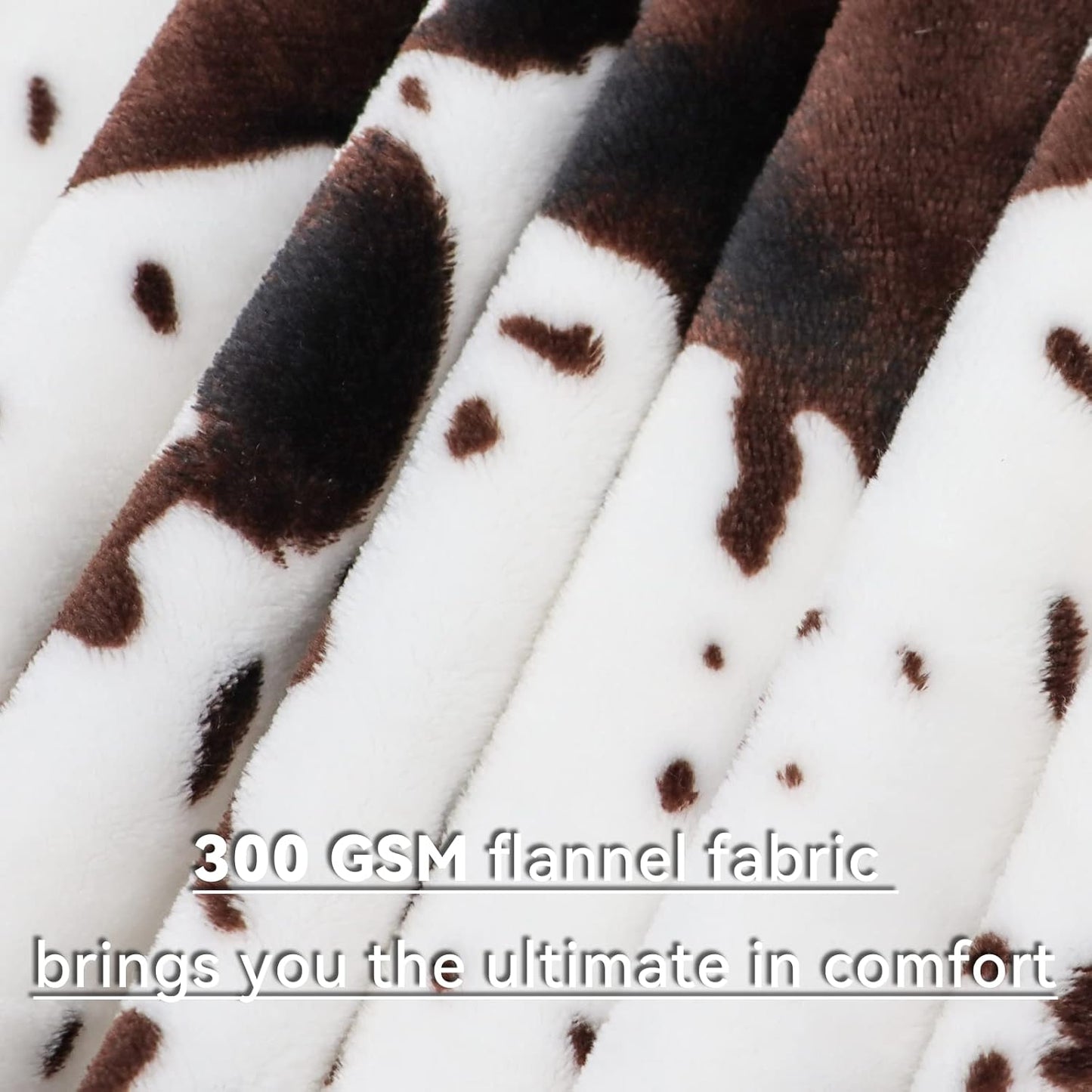 Cow Blanket for Kids 40x50 Inches - Ultra-Soft Fleece Bedding for Boys Girls, Lightweight Nursery Stroller Blanket, Cute Animal Print Throw for Car Seat Couch