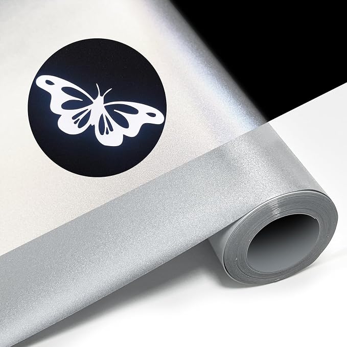 Reflective Heat Transfer Vinyl 12" x 8 ft HTV
