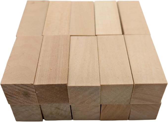 20PCS Basswood Carving Blocks, Whittling Wood Carving Kit, Unfinished Wooden