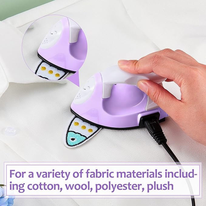 Honoson Mini Craft Iron Mini Heat Press Small Iron 3.93 x 2.36 x 2.76 in
