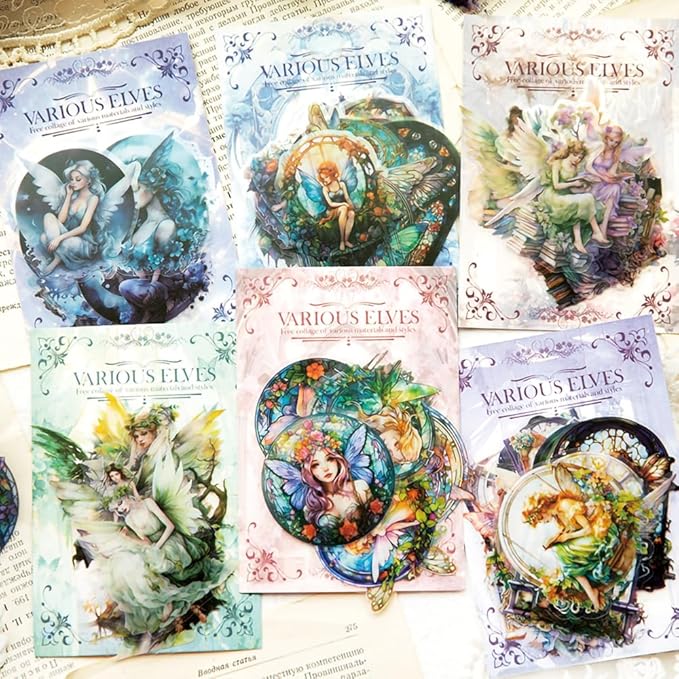 Yoksas Fantasy Butterfly Fairy Scrapbook Stickers