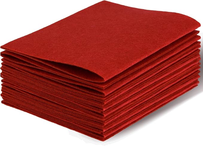 10Pcs Felt Sheets Fabric, 1mm | Polyester,