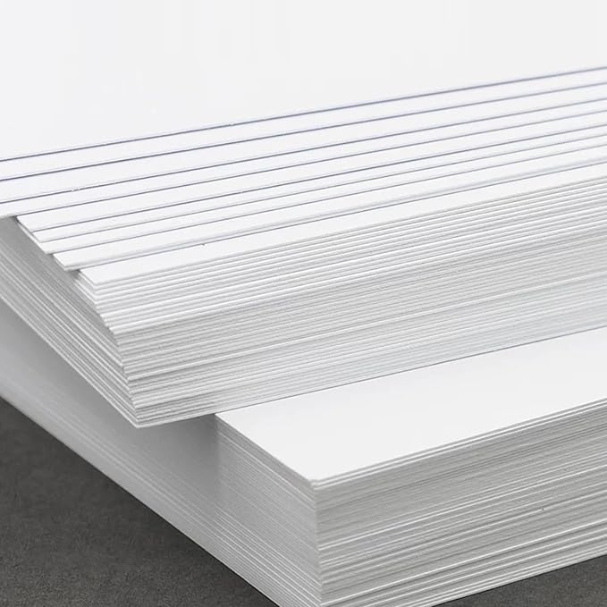 100 Sheets White Cardstock Thick Paper