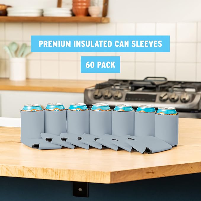 Blank Beer Can Cooler Sleeves Soft Insulated Beer Can Coolies