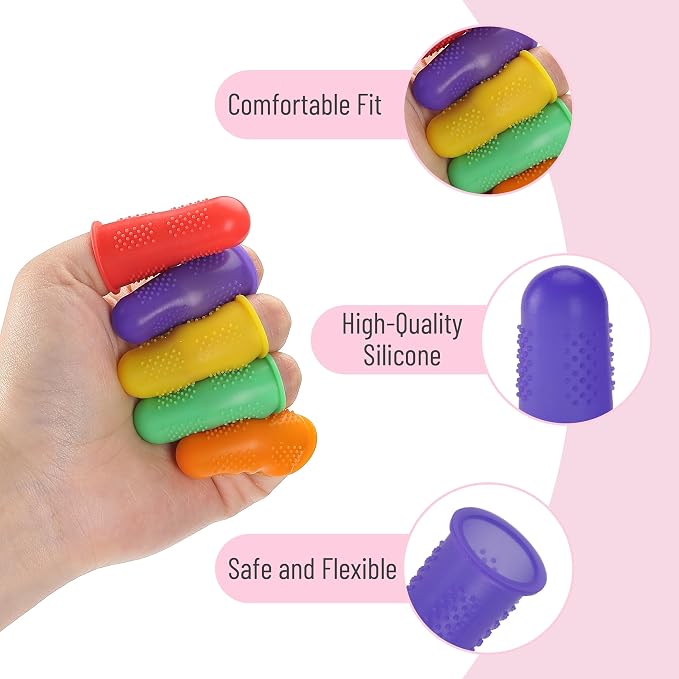 Mr. Pen- Hot Glue Gun Finger Protectors, Rubber Fingers Tips, Rubber Finger