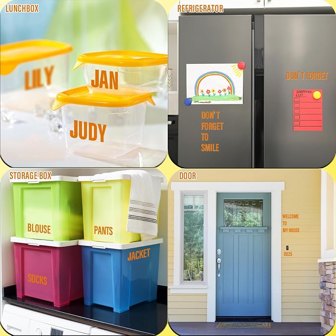 Letter Stickers, Mailbox Numbers, 2 Inch Waterproof Vinyl Alphabet | 2 Inch