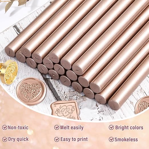 Sealing Wax Sticks, Paxcoo 20pcs Wax Seal Sticks, Glue Gun Sealing Wax Sticks
