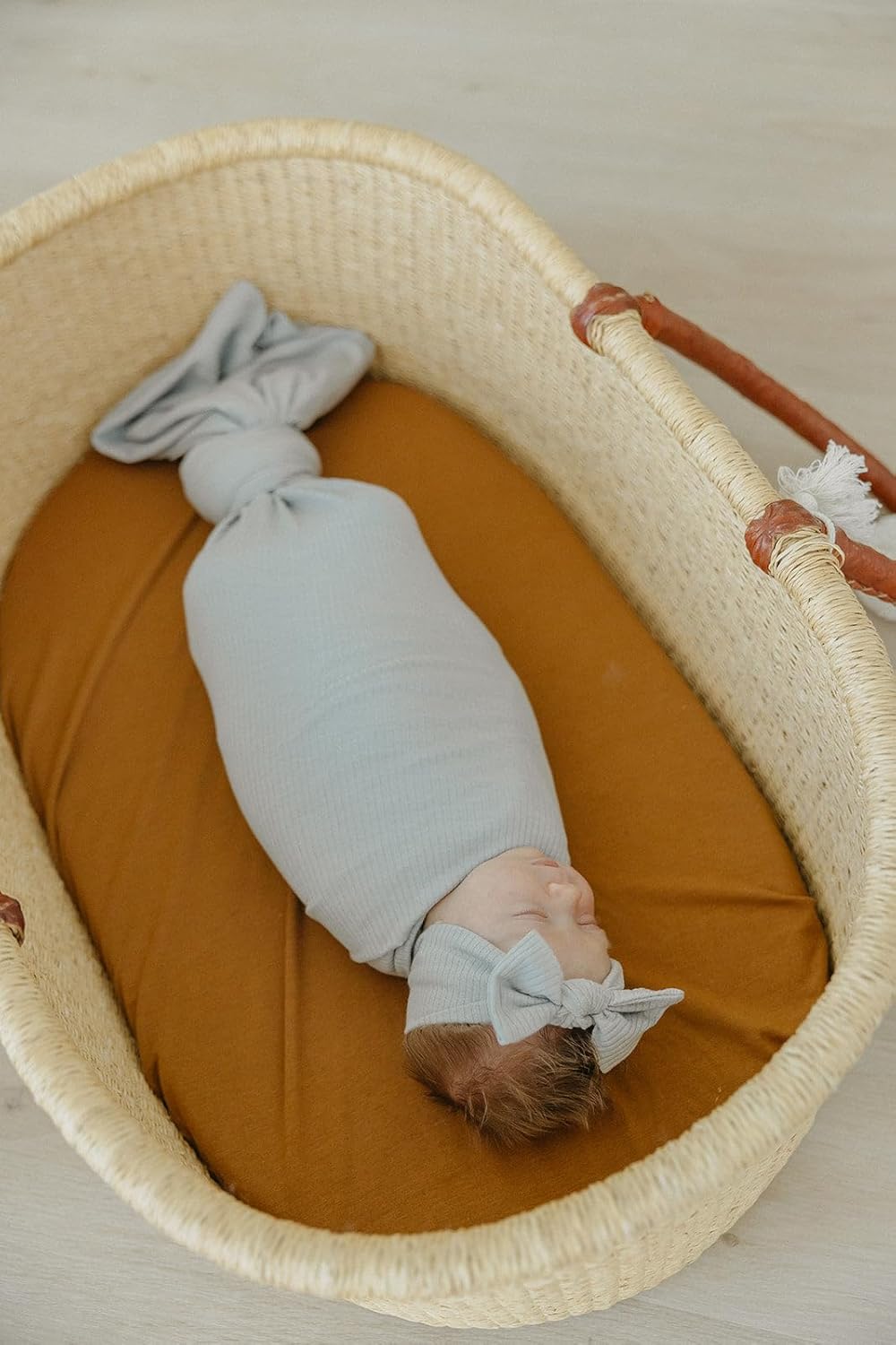Copper Pearl Baby Swaddle Blanket - Premium Knit Baby Blanket, Large Soft Stretchy Receiving Blankets for Baby Boy and Girl, Swaddles for Newborn, Infant, and Toddler (Ash)