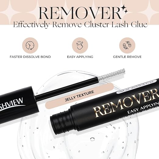 LASHVIEW 2 in 1 Lash Glue & Remover, Waterproof Mascara Adhesive