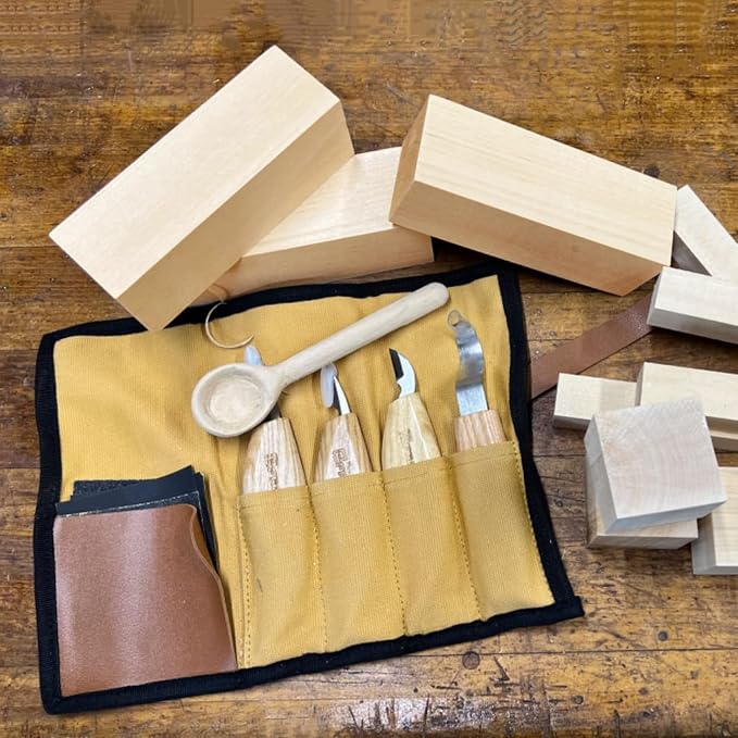 6 Pack Basswood Carving Blocks, Soft and Smooth, Easy Whittling and Carving