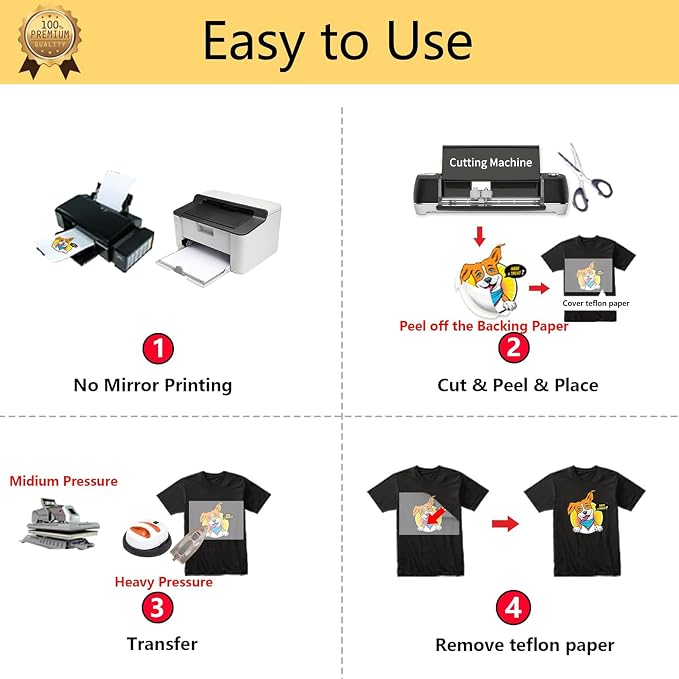 TransOurDream Iron on Heat Transfer Paper