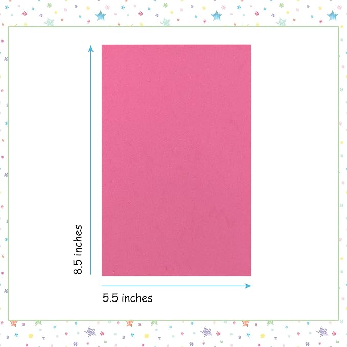 Hygloss Colorful Craft Foam Sheets
