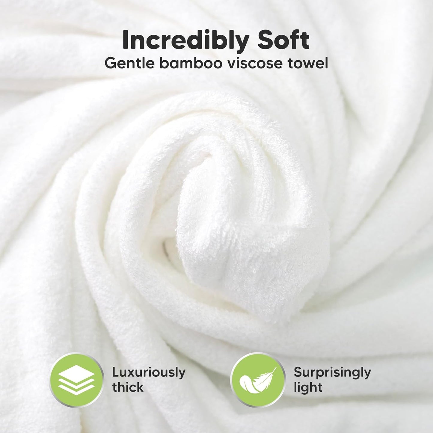 KeaBabies Hooded Baby Towel for Newborn - Viscose Derived from Bamboo Large Baby Bath Towels with Hood for Boys, Girls, Toddler, Extra Absorbent & Soft Newborn Bath Essentials (Wildscape, Regular)