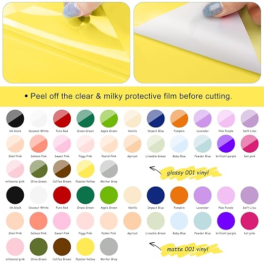 TECKWRAP 001 Permanent Adhesive Vinyl Bundle