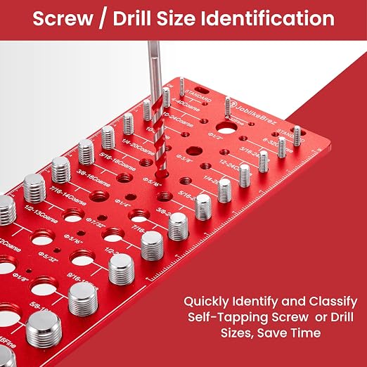 Thread Checker, 70 Nut and Bolt Thread Checker, 25 Standard & 25 Metric & 20