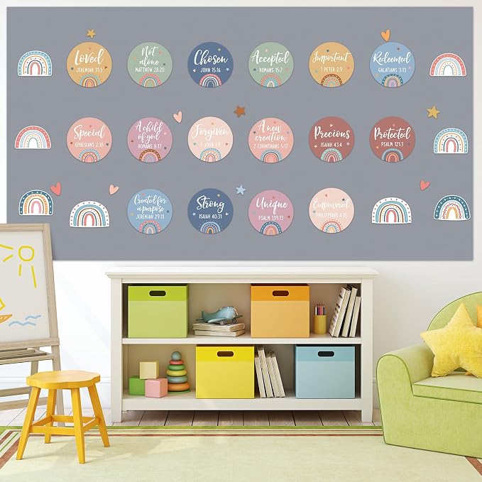 Qyeahkj 17.7in x 20ft Bulletin Board Paper Roll Bulletin Board Background Paper
