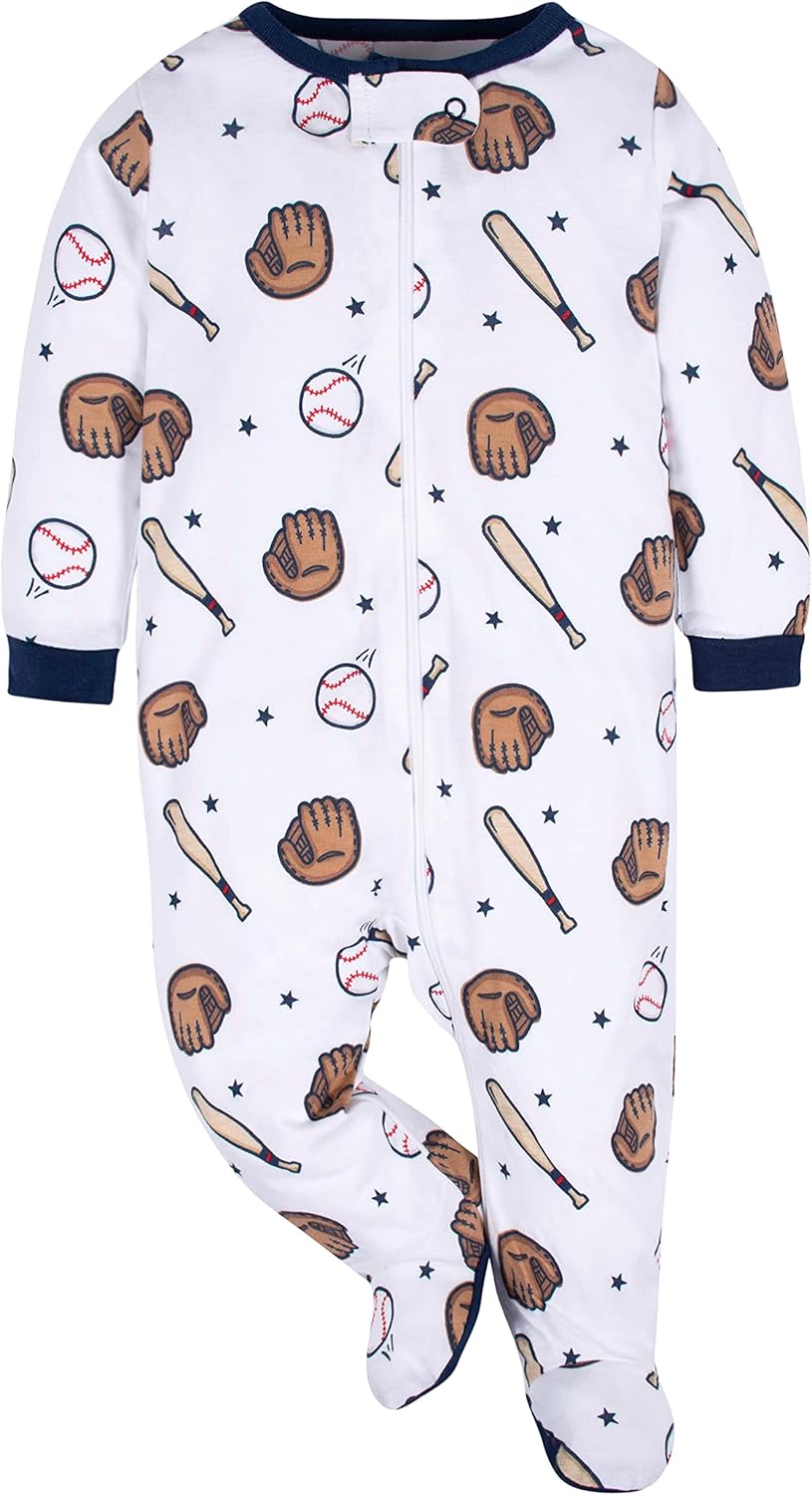 Gerber Baby Boys 4 Pack Sleep 'N Play Footie