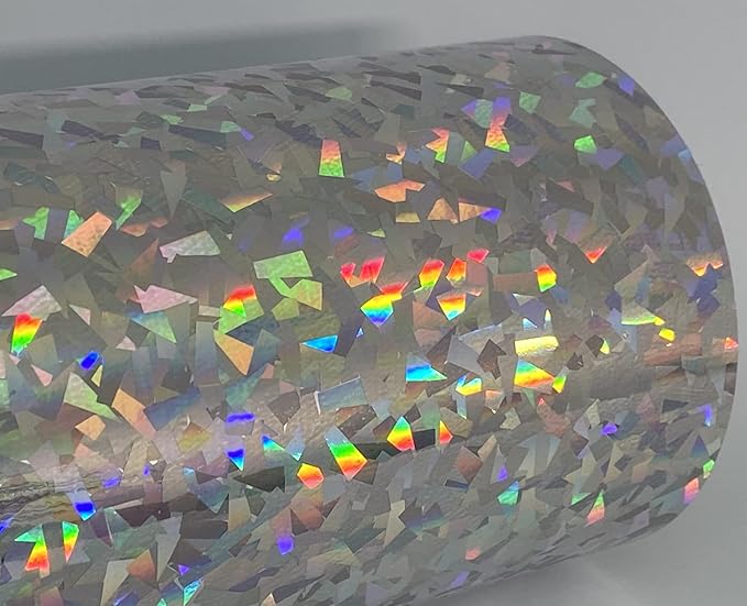 Holographic Crystal Sign Vinyl, HOLOCRYSTAL self-Adhesive Plastic