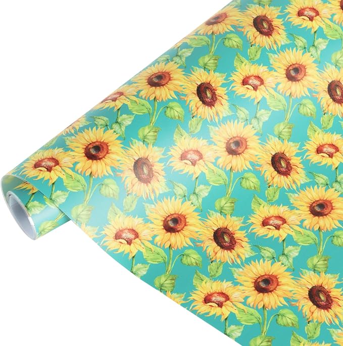 Tintnut Sunflower Permanent Vinyl Roll 12" x5ft Green Adhesive Vinyl | Sunshine