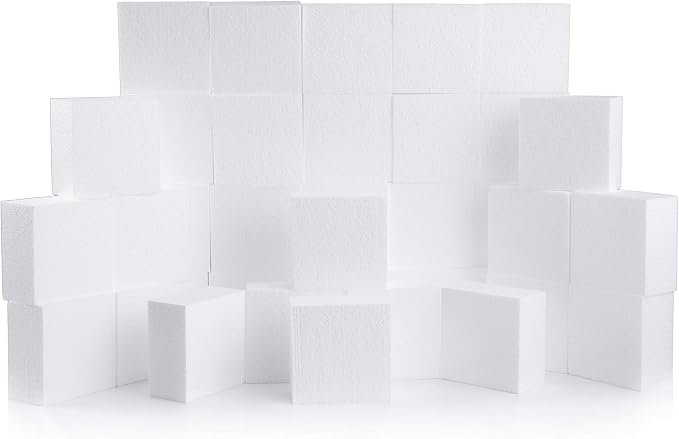 Silverlake 4x4x2 Craft Foam for Styrofoam Block Projects
