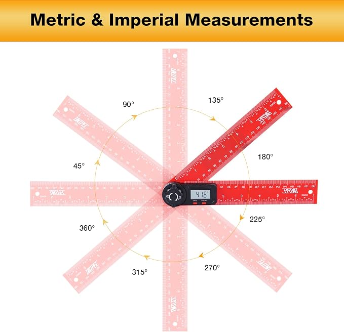 Digital Angle Finder Protractor, Angle Finder Ruler