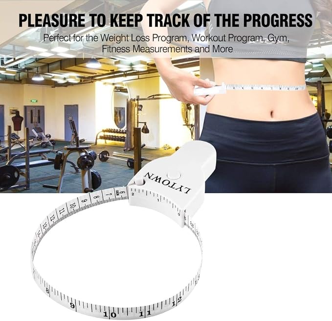 2PCS Body Tape Measure 60inch, Automatic Telescopic Tape Measure