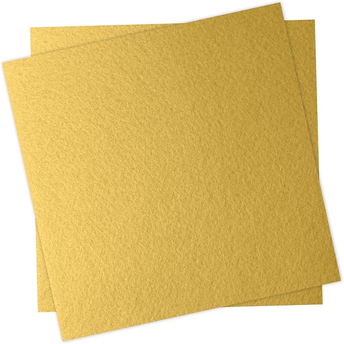 12" x 12" Felt Fabric Sheets for Crafts, 1mm Thick, Squares Felt Paper for