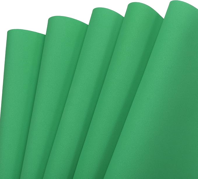 MECCANIXITY EVA Foam Sheets Emerald Green 19.7 Inch x 35.4 Inch 1mm Thick