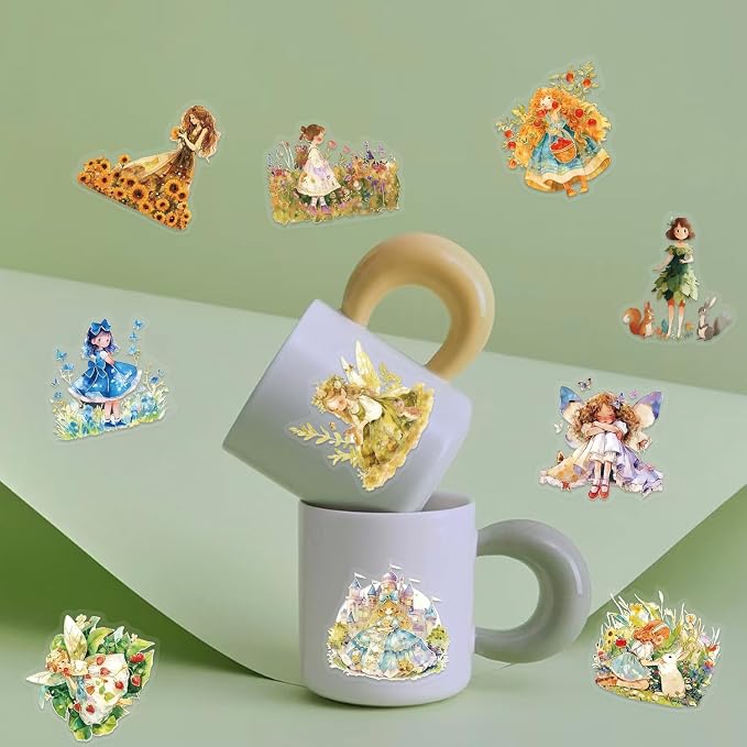 50 PCS Fairytale Princess Stickers